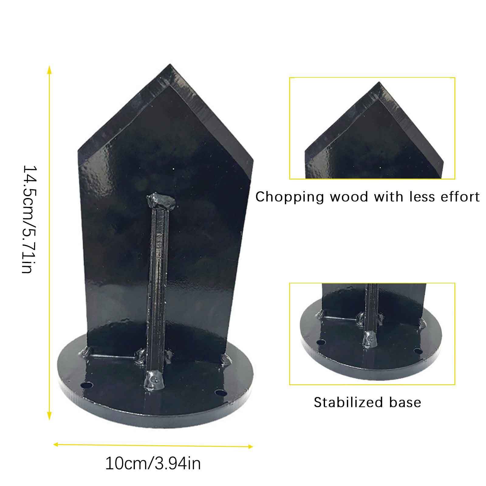 炭素鋼製縦型薪割り器、安全な薪割りツール、暖炉、屋外キャンプ - Outdoor Camping Fireplace のレビューと価格
