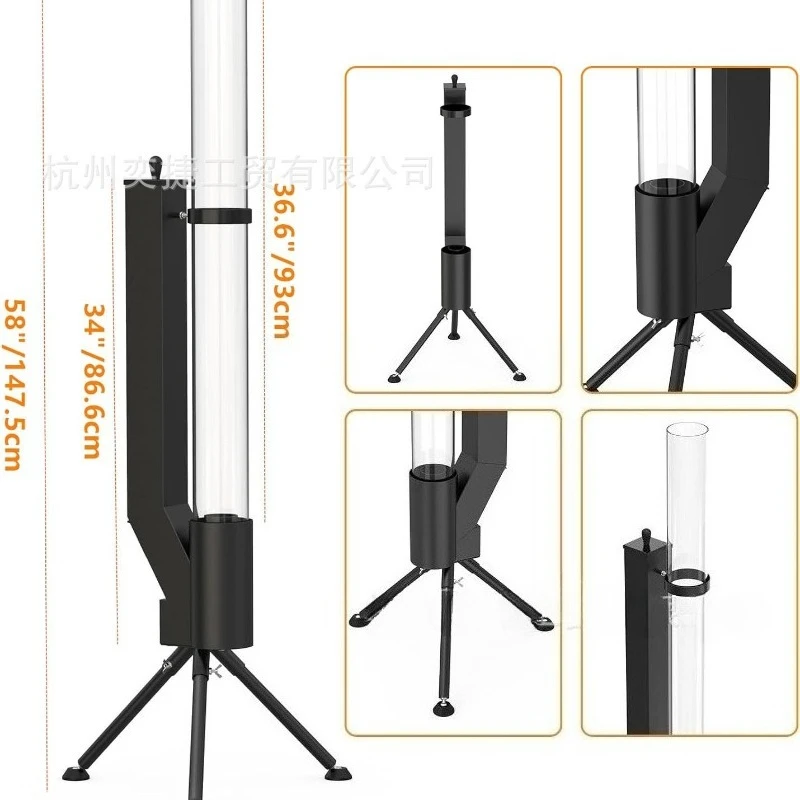 縦型ロケットストーブ - バズーカ型薪ストーブ、アウトドアキ - Outdoor Camping Burner のレビューと価格