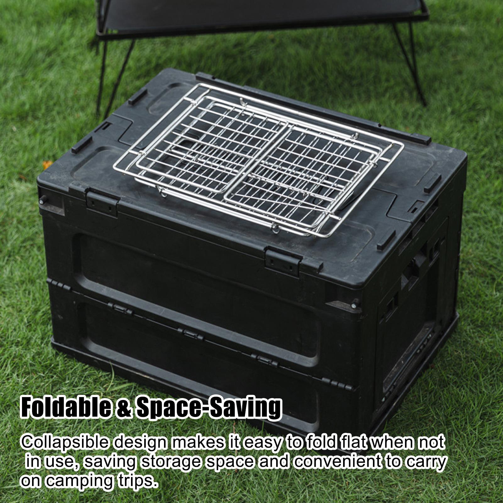 キャンプテーブルバスケット金属製折りたたみグリルアクセサリー - Camp Table Folding のレビューと価格