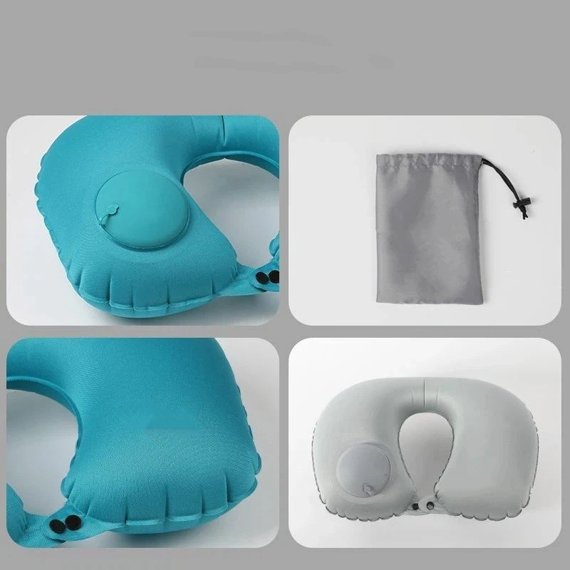 収納可能で自己充填式の群がり式インフレータブル携帯ネックピロ - Outdoor Camping Stores のレビューと価格