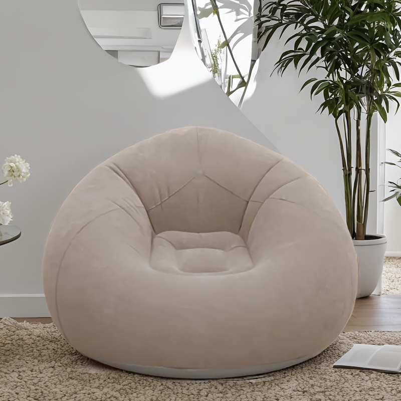 フロッキング加工PVCインフレータブルソファチェア - オフ - Outdoor Camping Lounge Chairs のレビューと価格