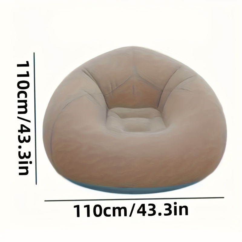 フロッキング加工PVCインフレータブルソファチェア - オフ - Outdoor Camping Lounge Chairs のレビューと価格